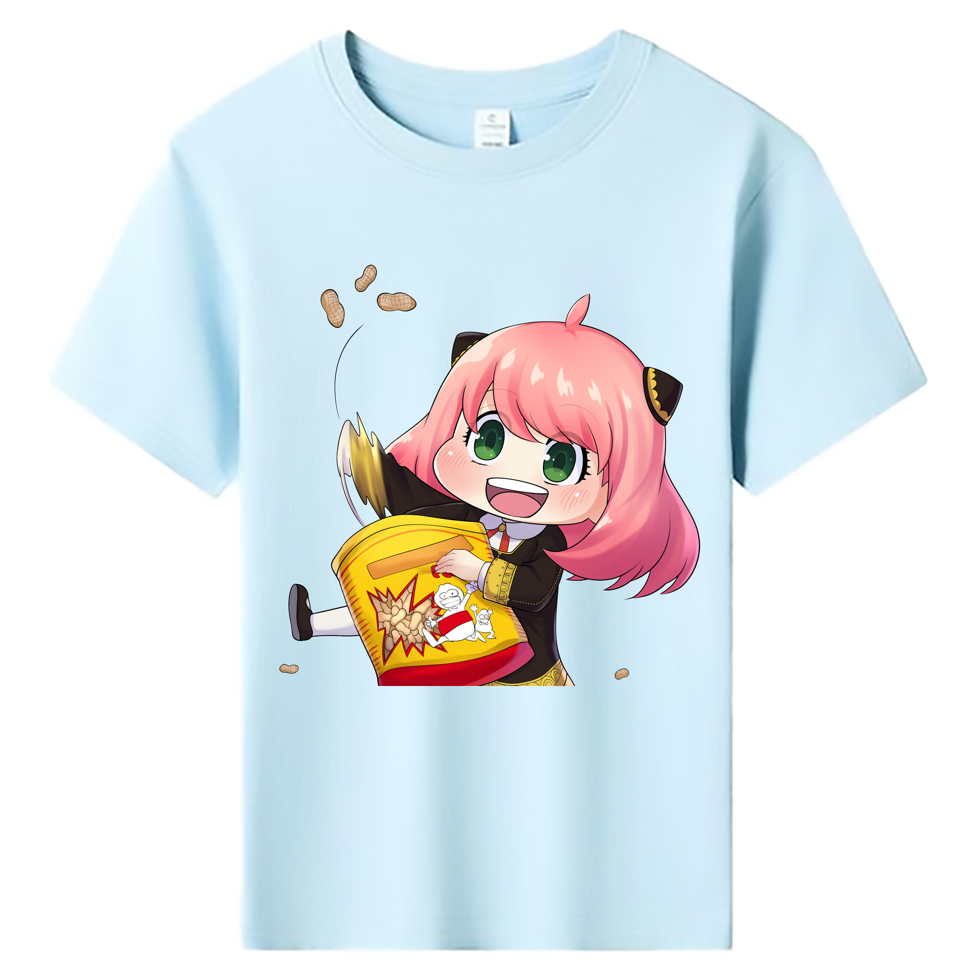 （画像用） SPY×FAMILY间谍家家酒 綿100％キッズTシャツ（フロントプリント）